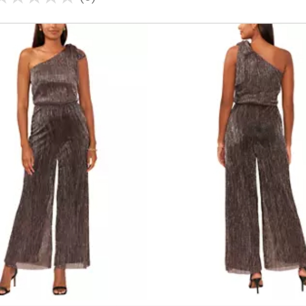 1 state jumpsuit in a silver black color.. worm only once! For maybe 2 hours.